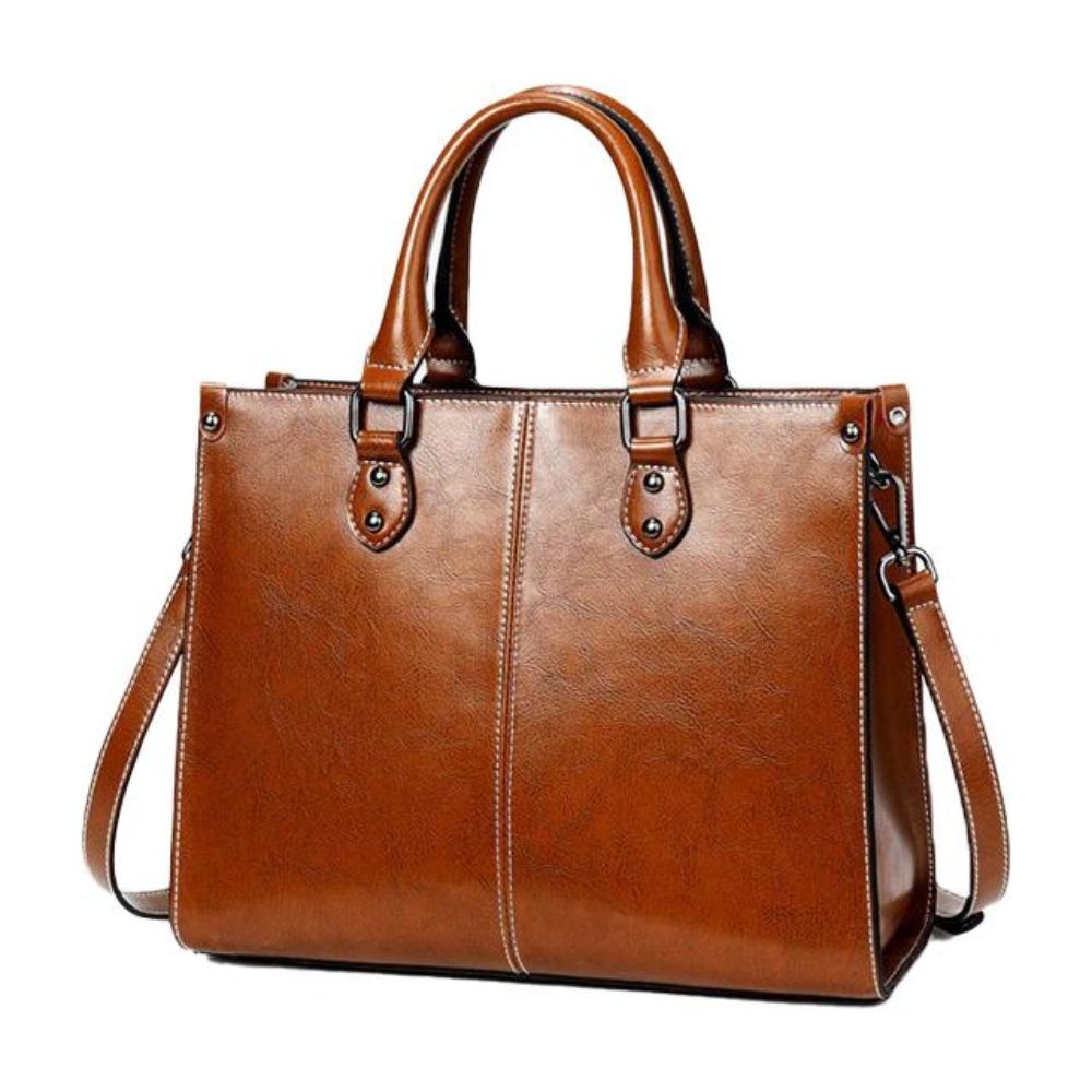 Grace™ | Classic Leather Finish Tote Bag