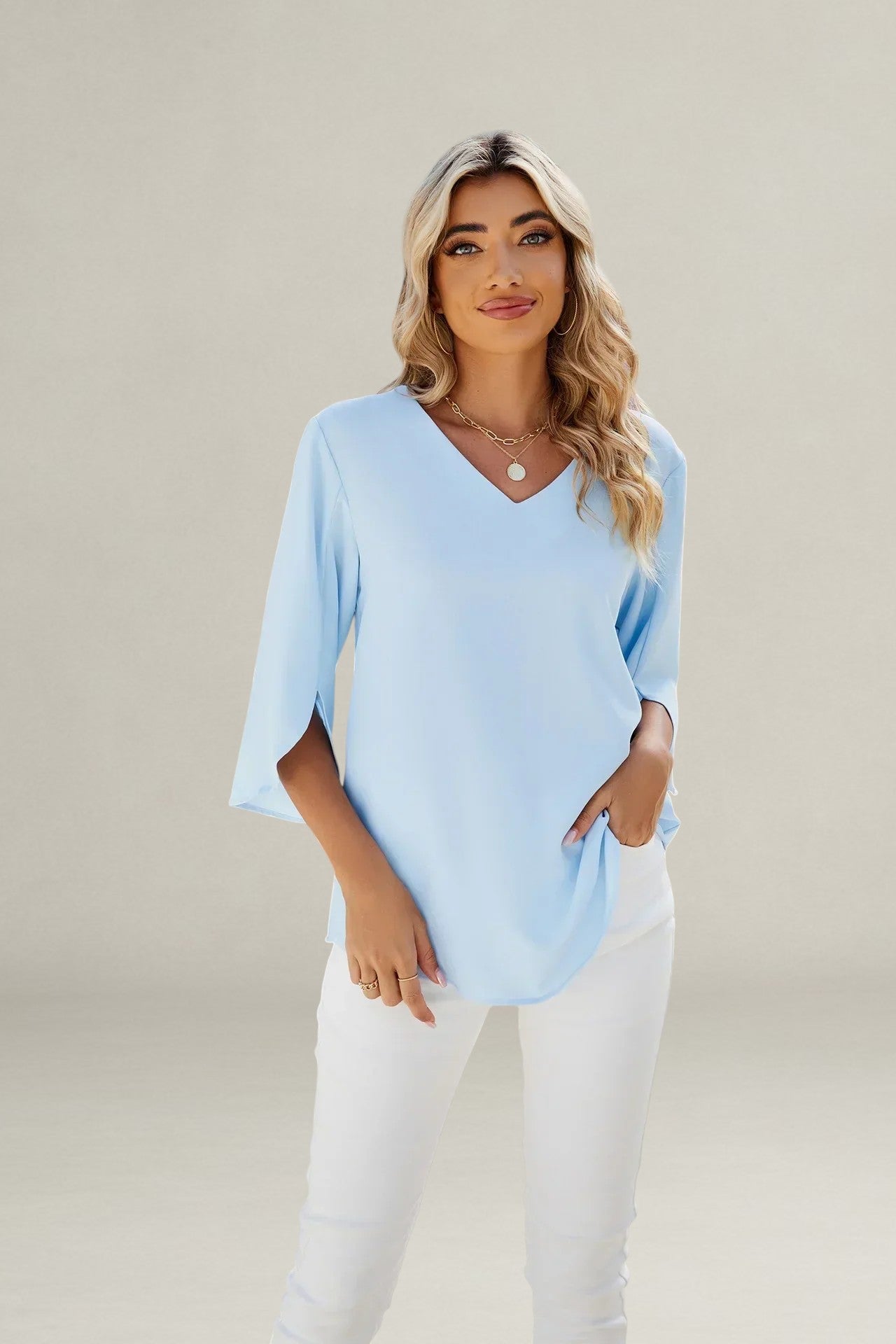Monelle™ | V-neck Blouse