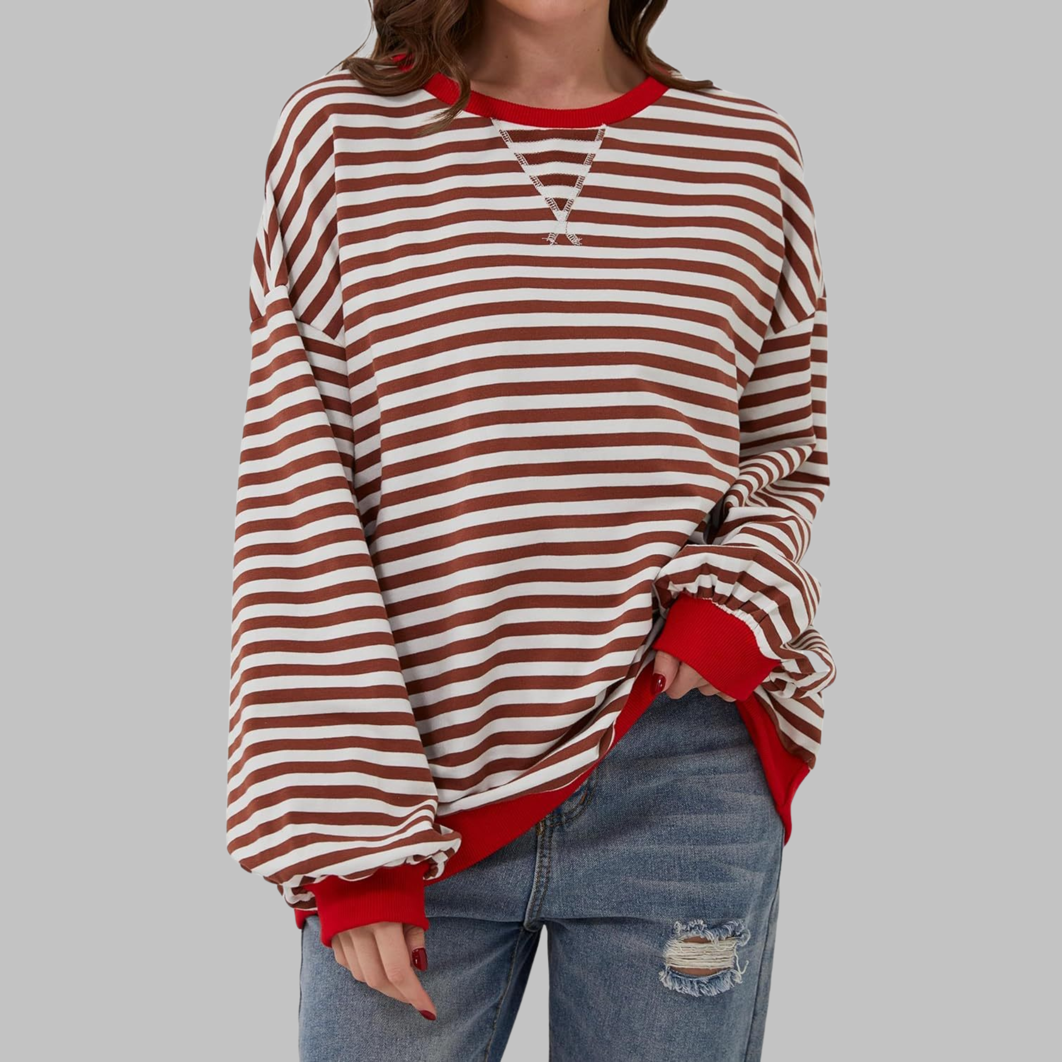 Bridget™ | Striped Knit Top