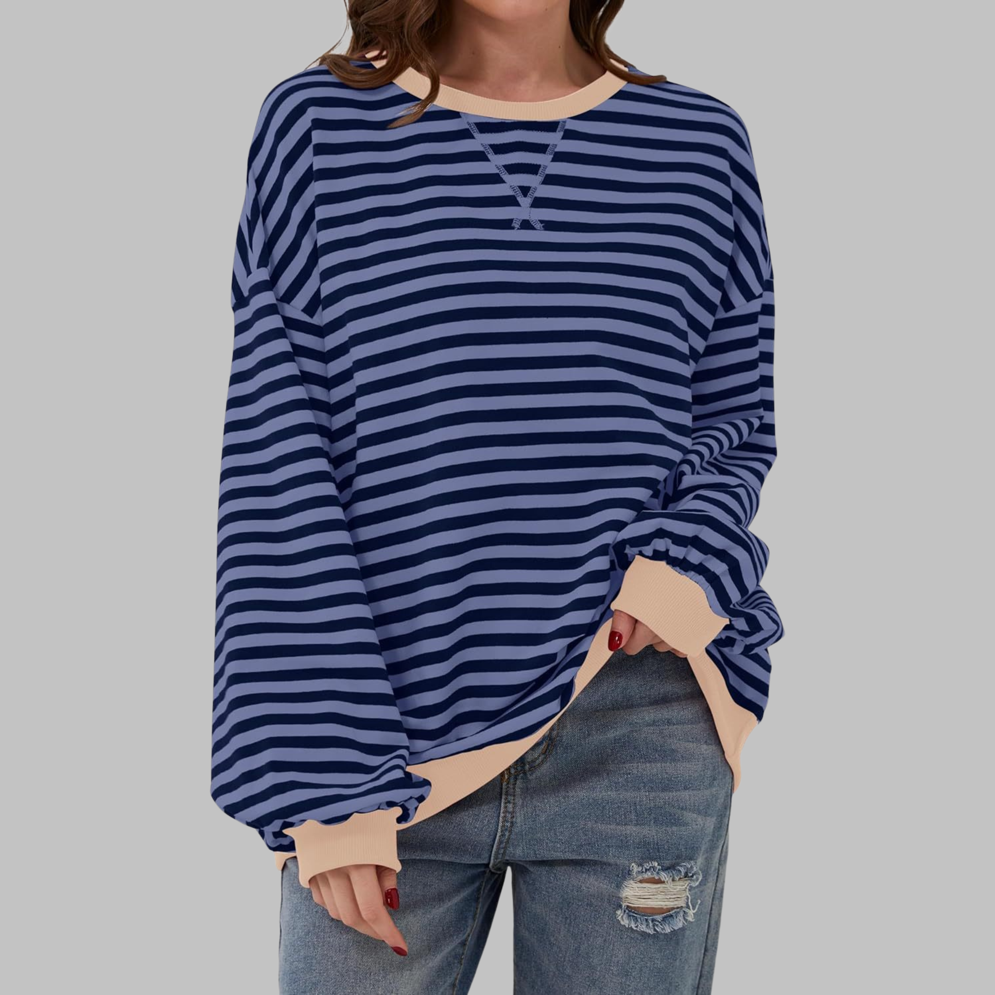Bridget™ | Striped Knit Top