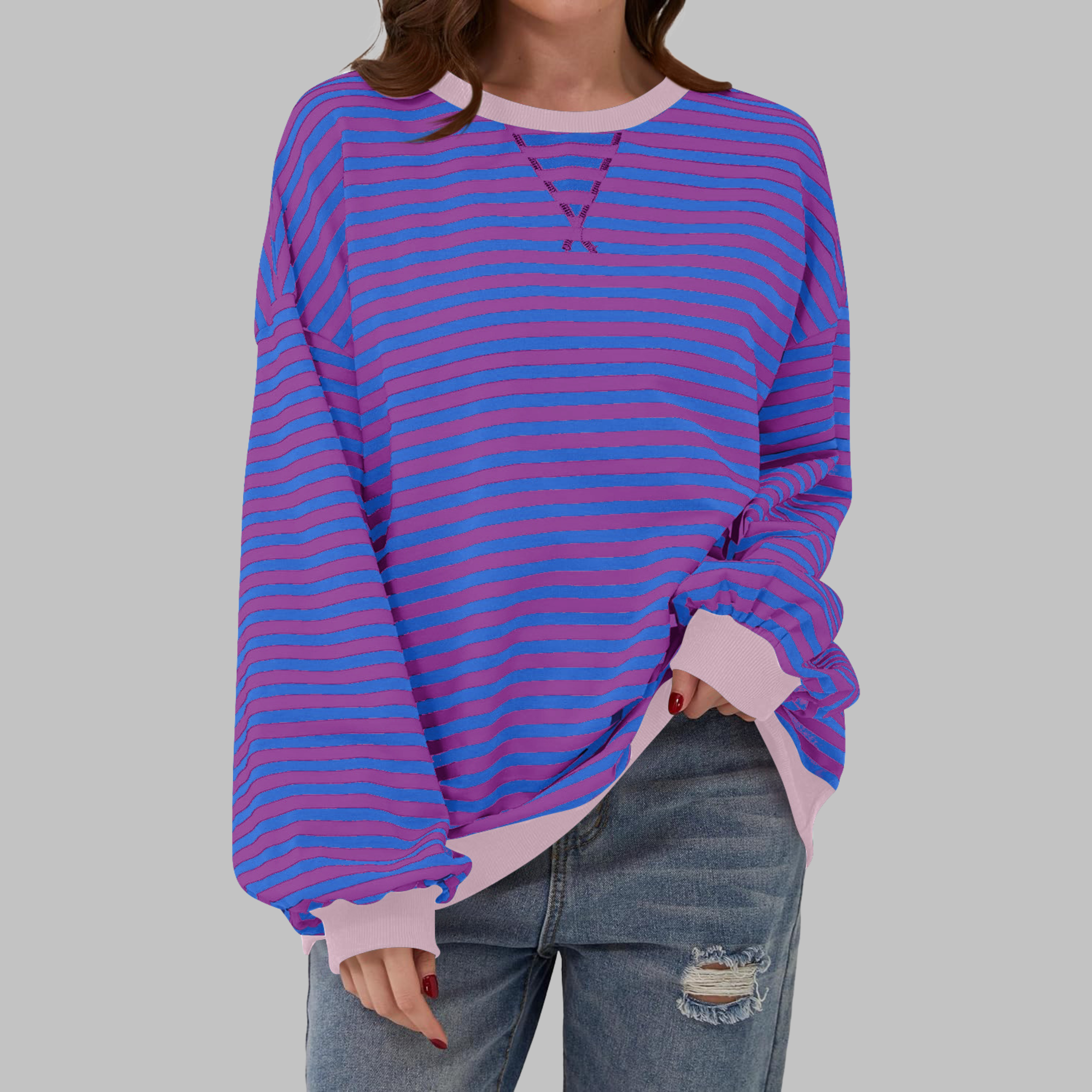 Bridget™ | Striped Knit Top