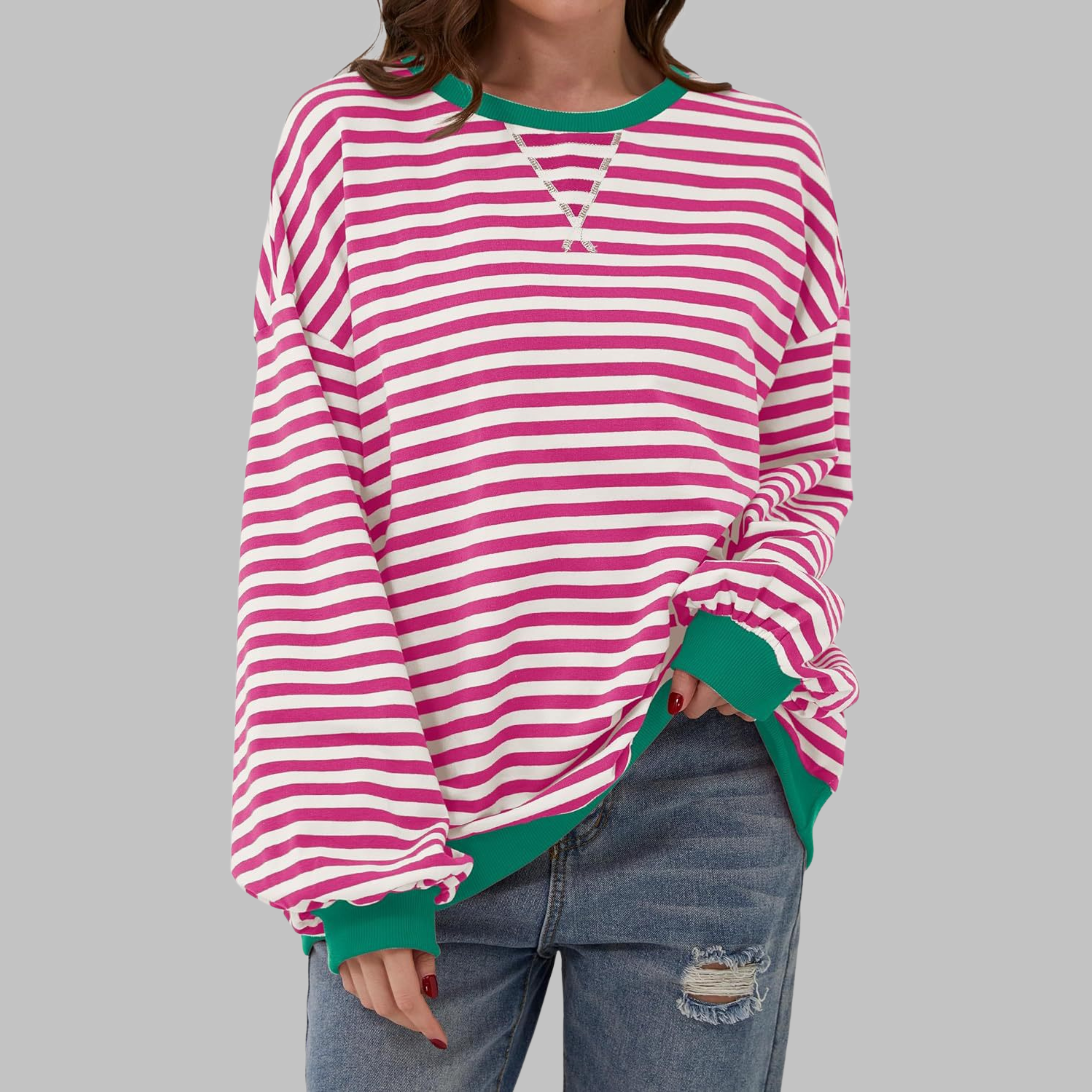 Bridget™ | Striped Knit Top