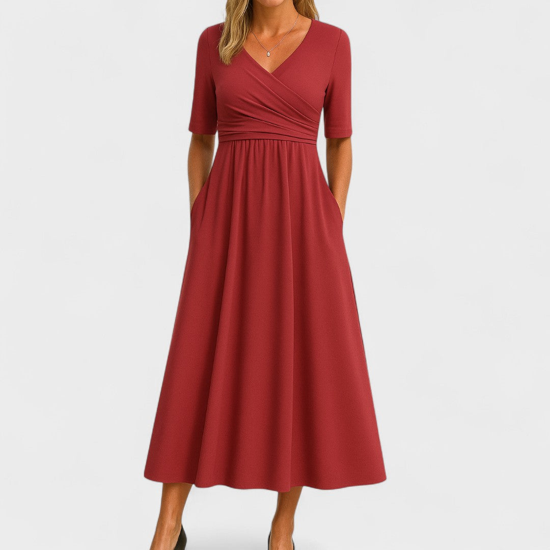 Joanna | Elegant Belly-Hiding Dress