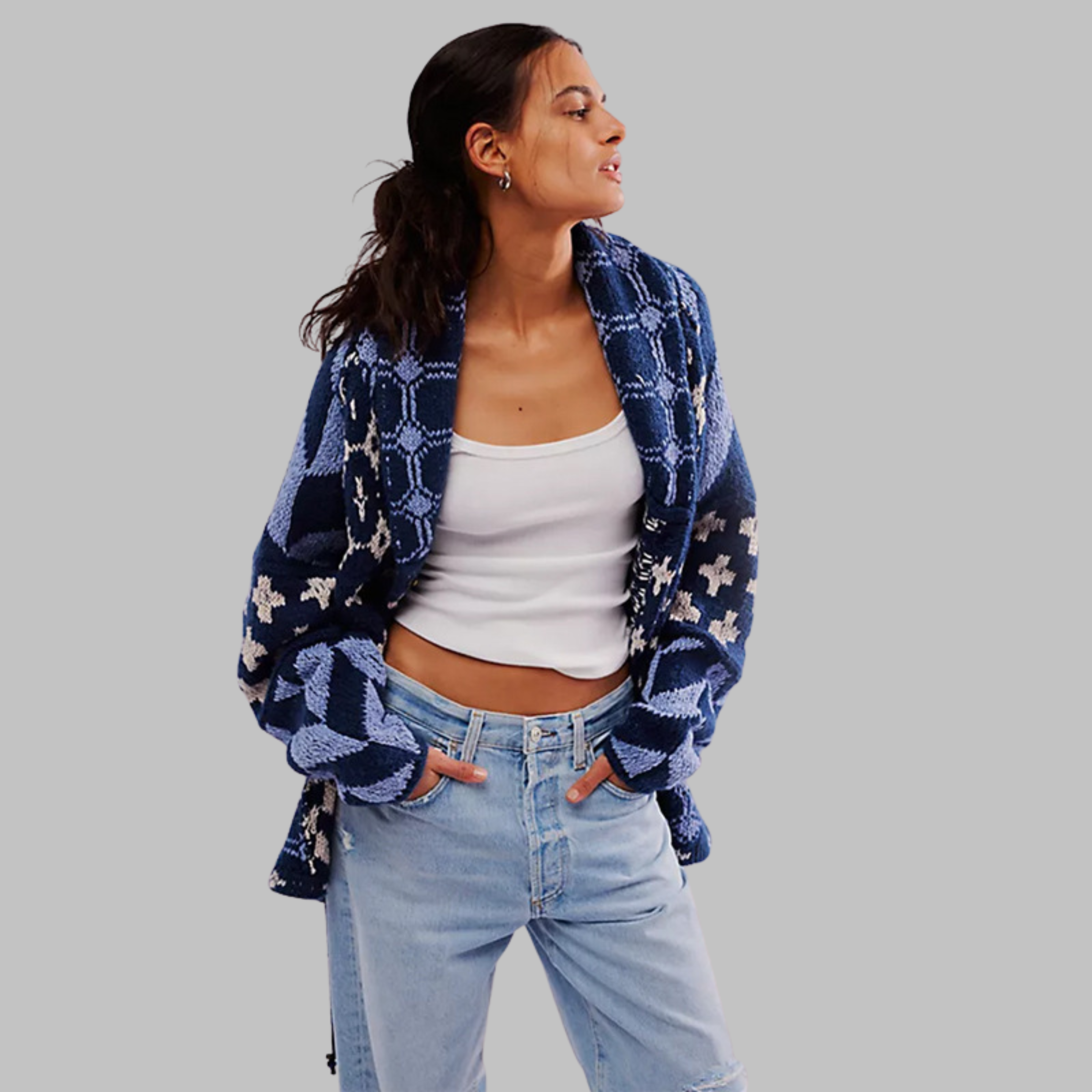 Lorraine™ | Vintage Oversized Cardigan