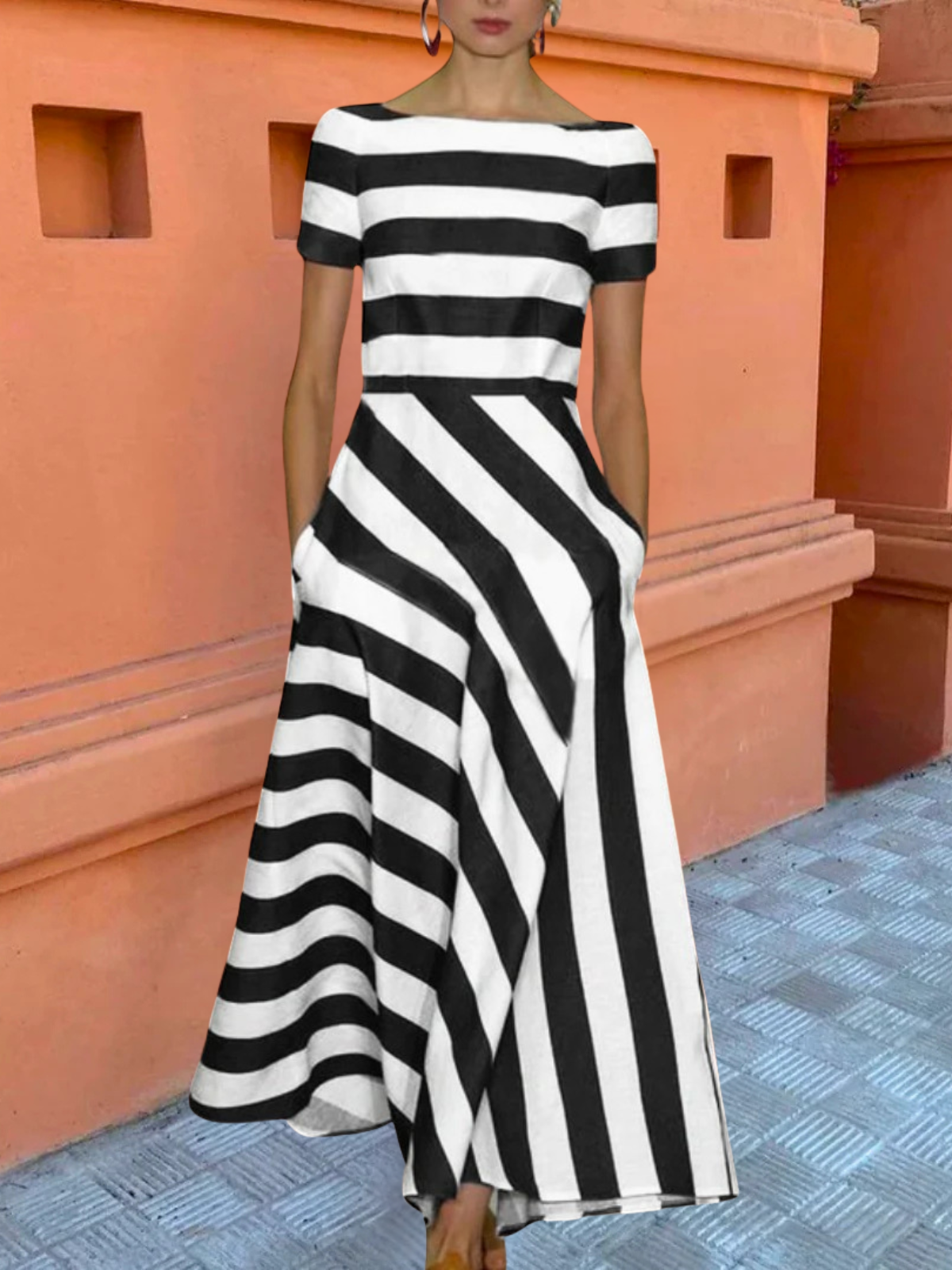 Lynor™ | Flowy Striped Dress