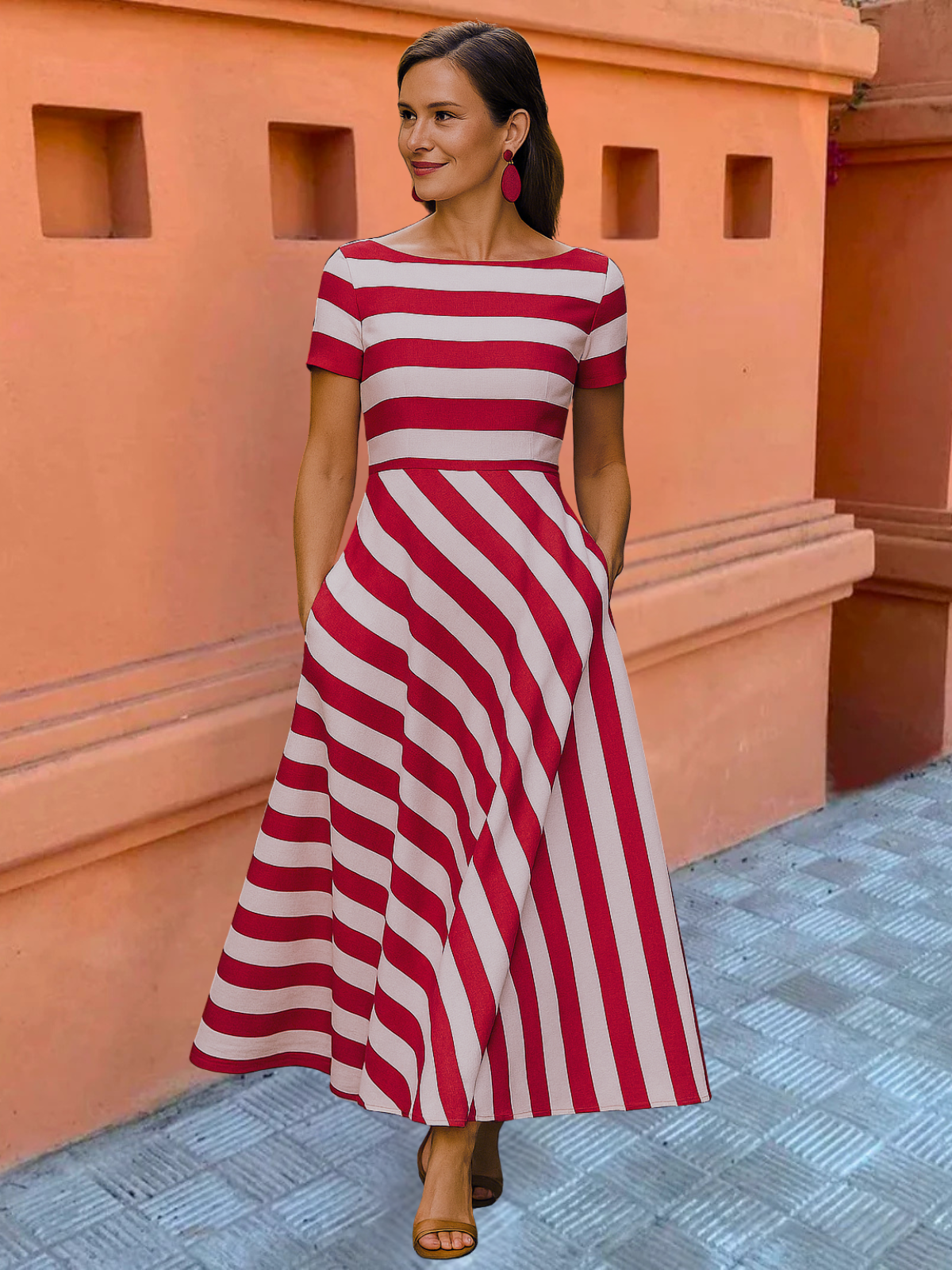 Lynor™ | Flowy Striped Dress