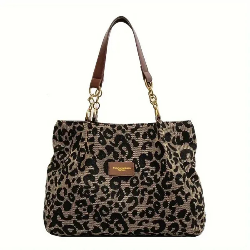 Danielle™ | Chic Leopard Print Tote Bag