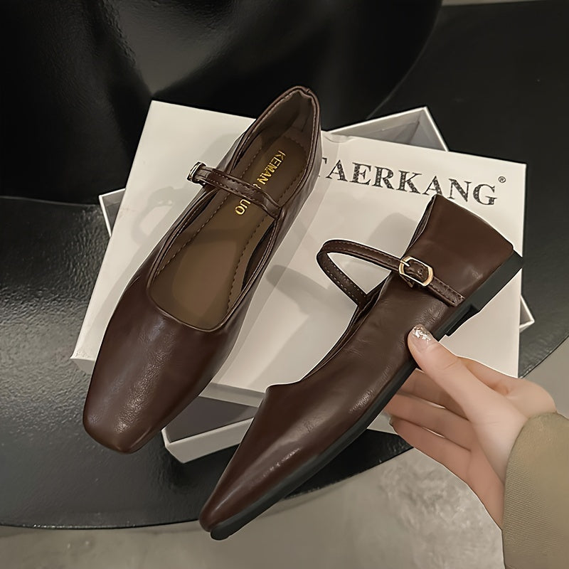 Clara | Elegant Mary Jane Flats