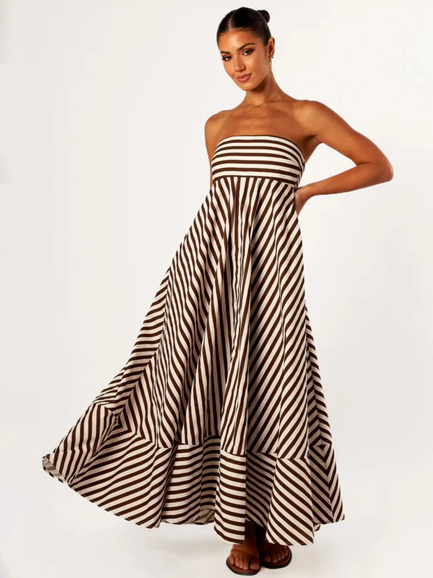 Lauren | Charm Ruched Maxi Dress