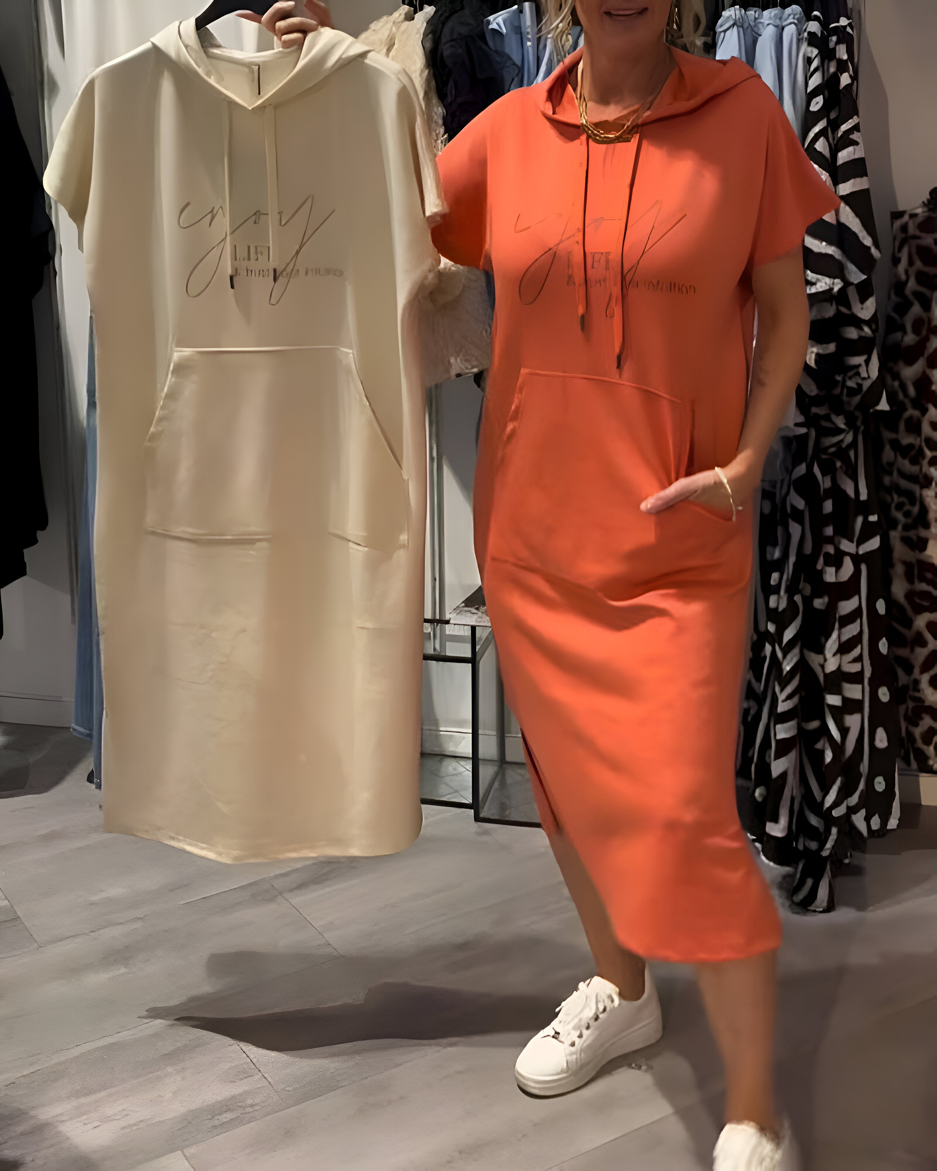 Kelly™ | Women's Casual Hoodie Dress