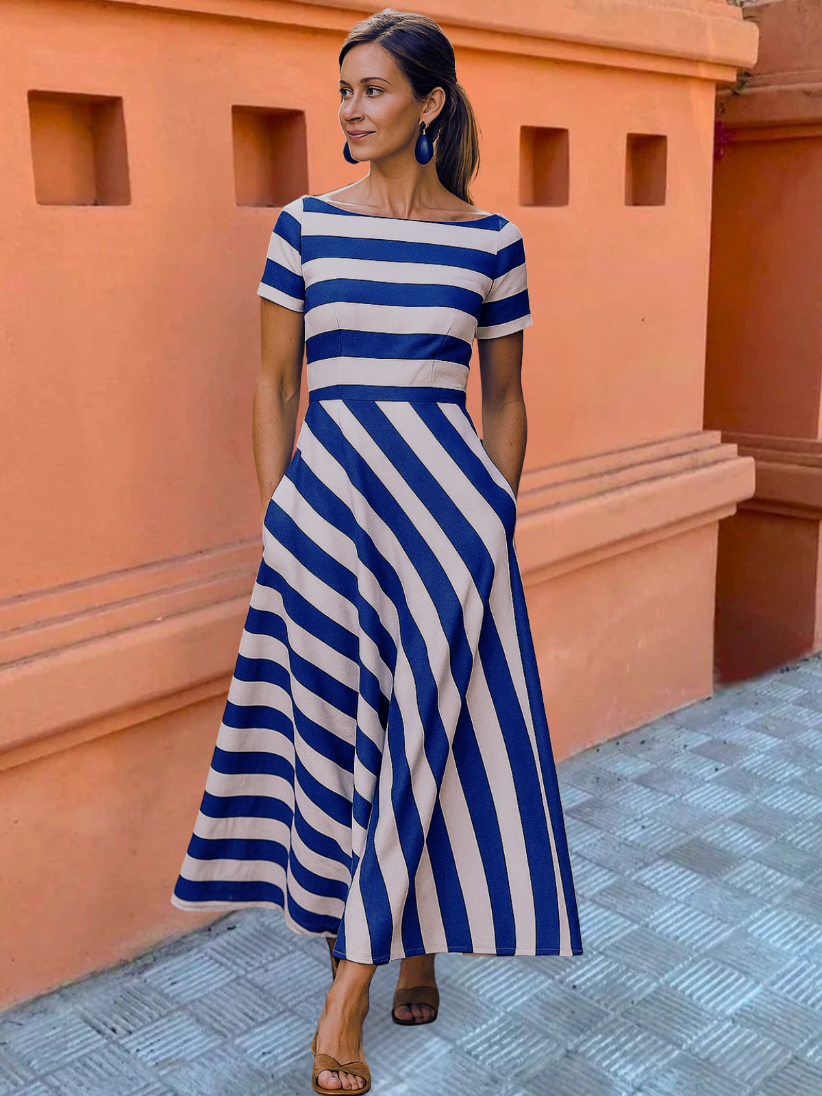 Lynor™ | Flowy Striped Dress