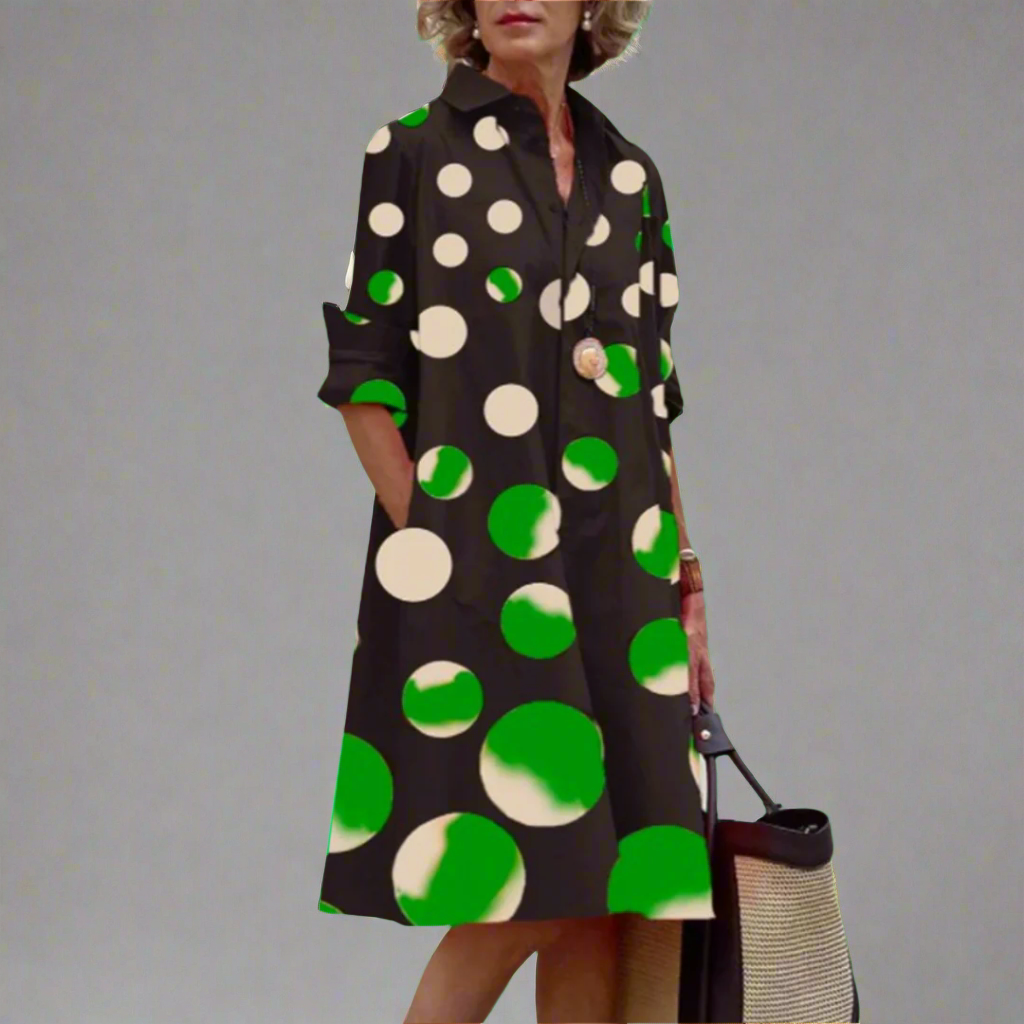 Nika | Women's Lightweight Floral Print Midi Dress