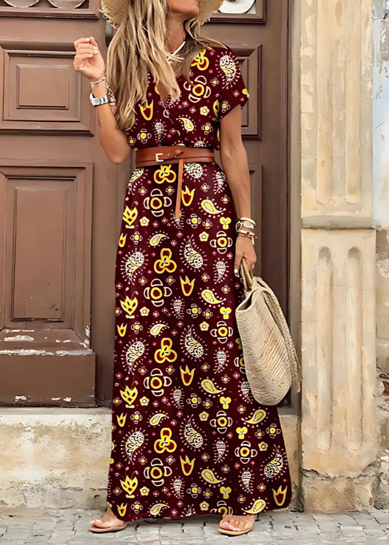Lyra | Elegant Bohemian Maxi Dress