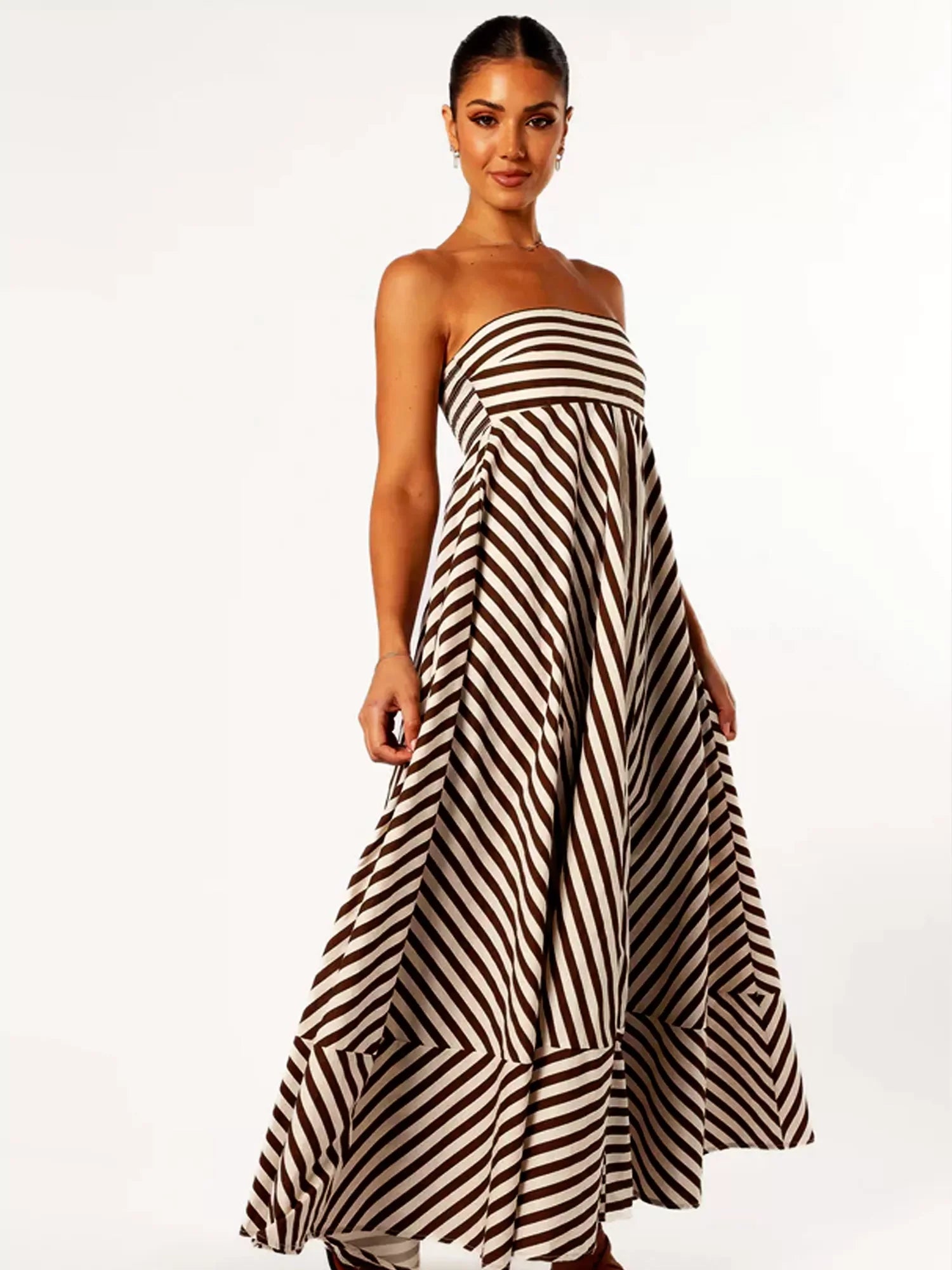 Lauren | Charm Ruched Maxi Dress