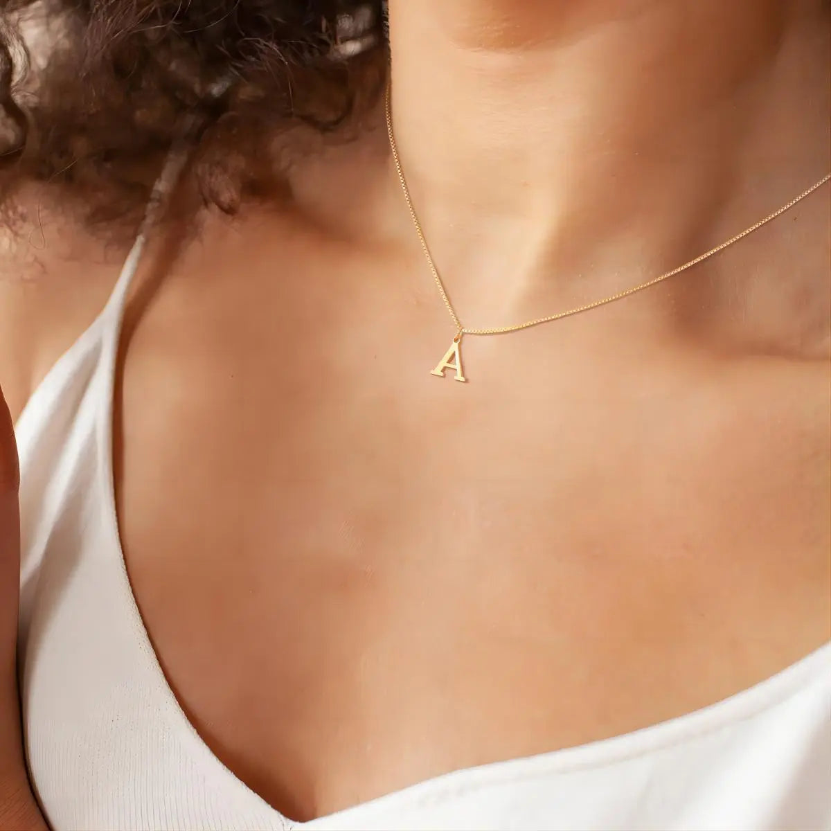 Susan | Necklace with Love Letter Initials | 18k Gold