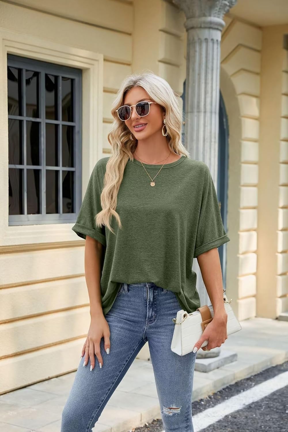 Patricia | Flowy Dolman Top