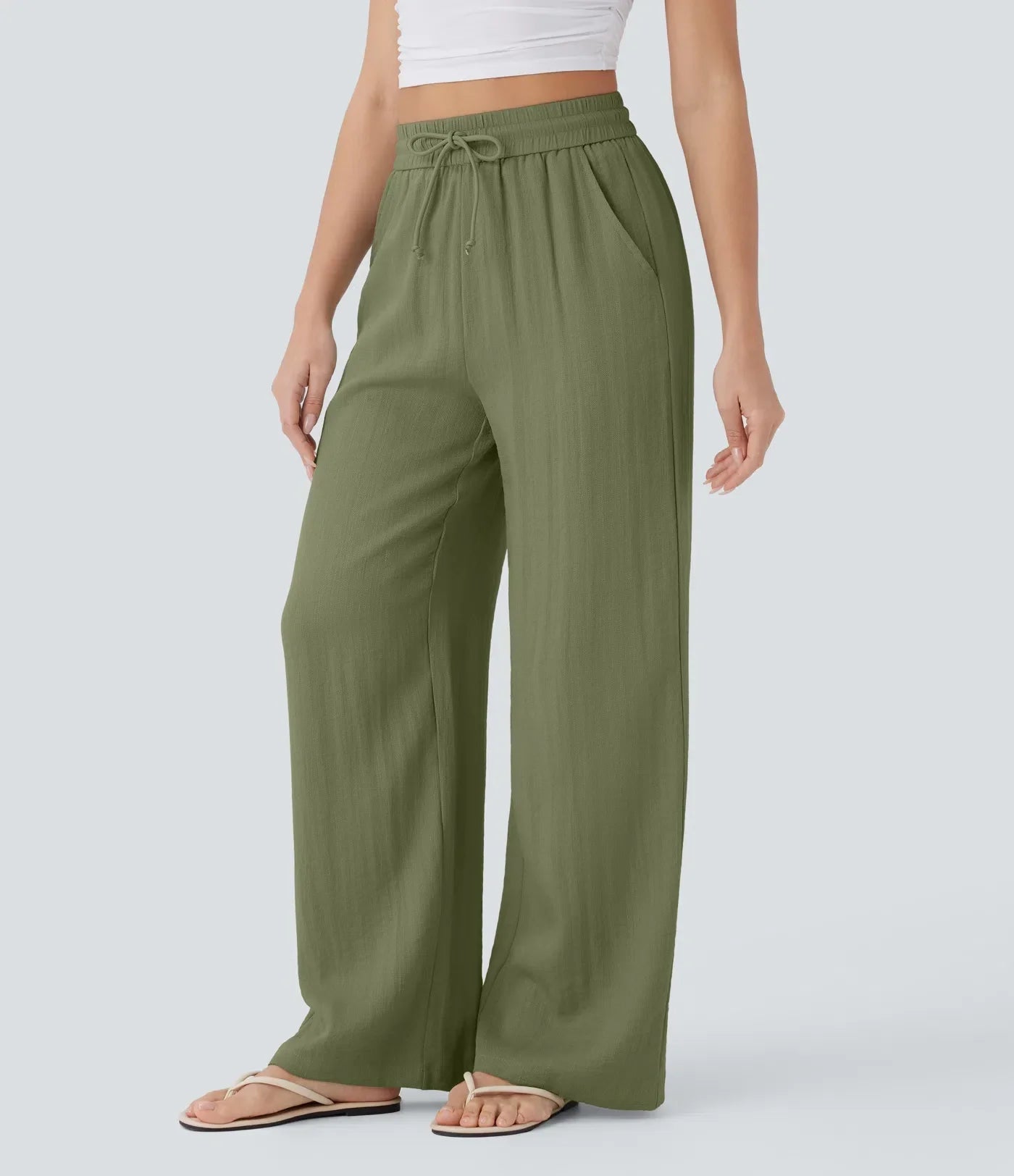 Lucy | Elegant Linen Pants