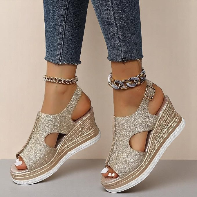 Monelle™ | Boho Wedge Sandals