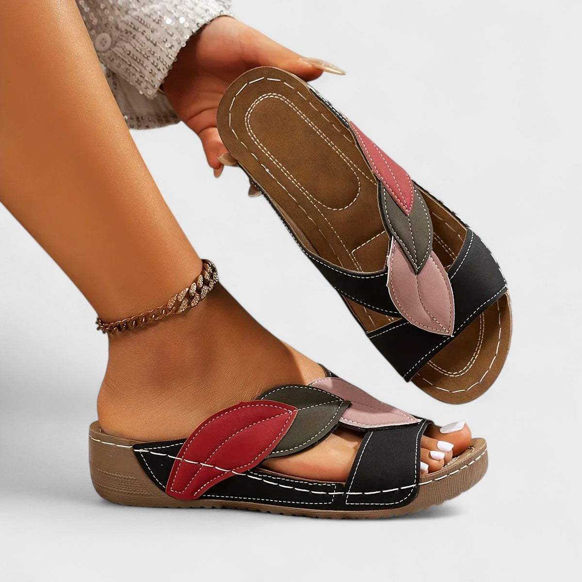 Cheryl | Comfort Slip-On Sandals
