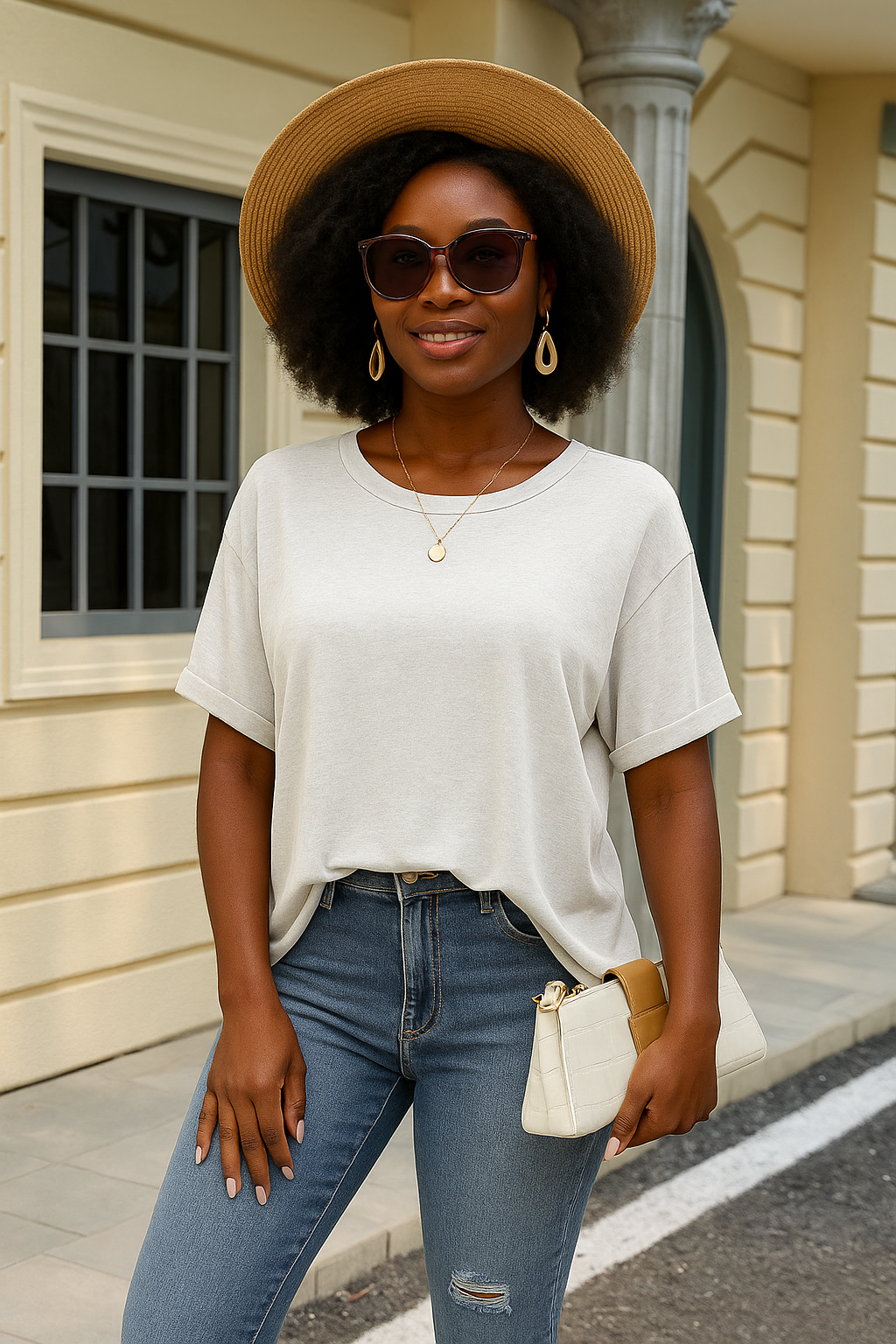 Patricia | Flowy Dolman Top