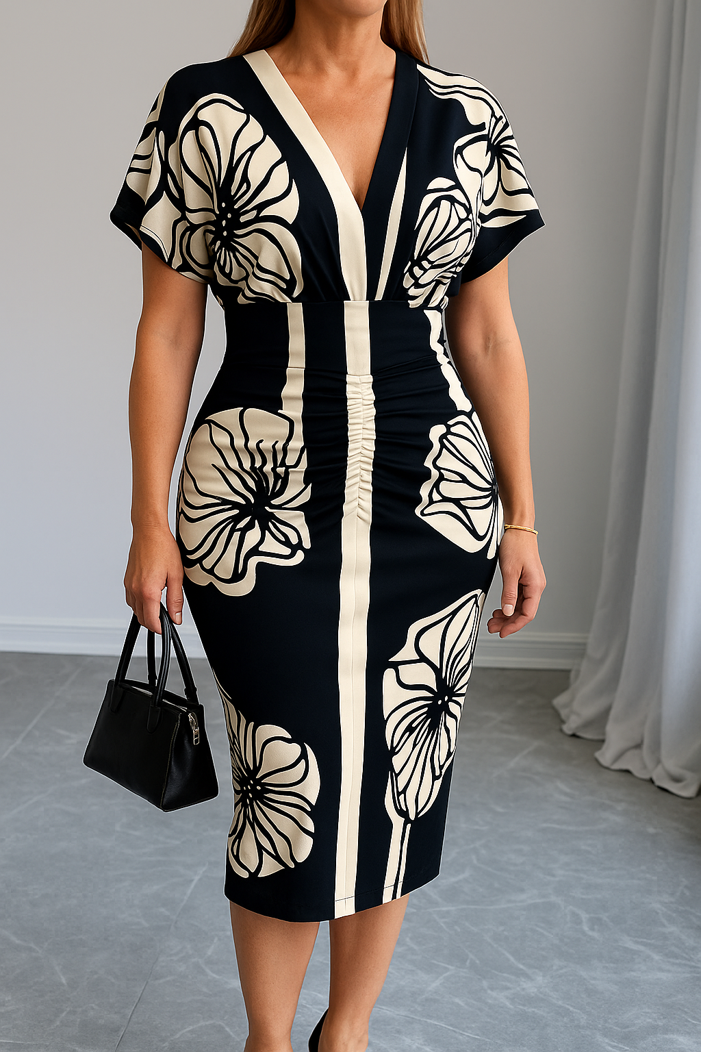 Amanda | Chic Pleated Dress