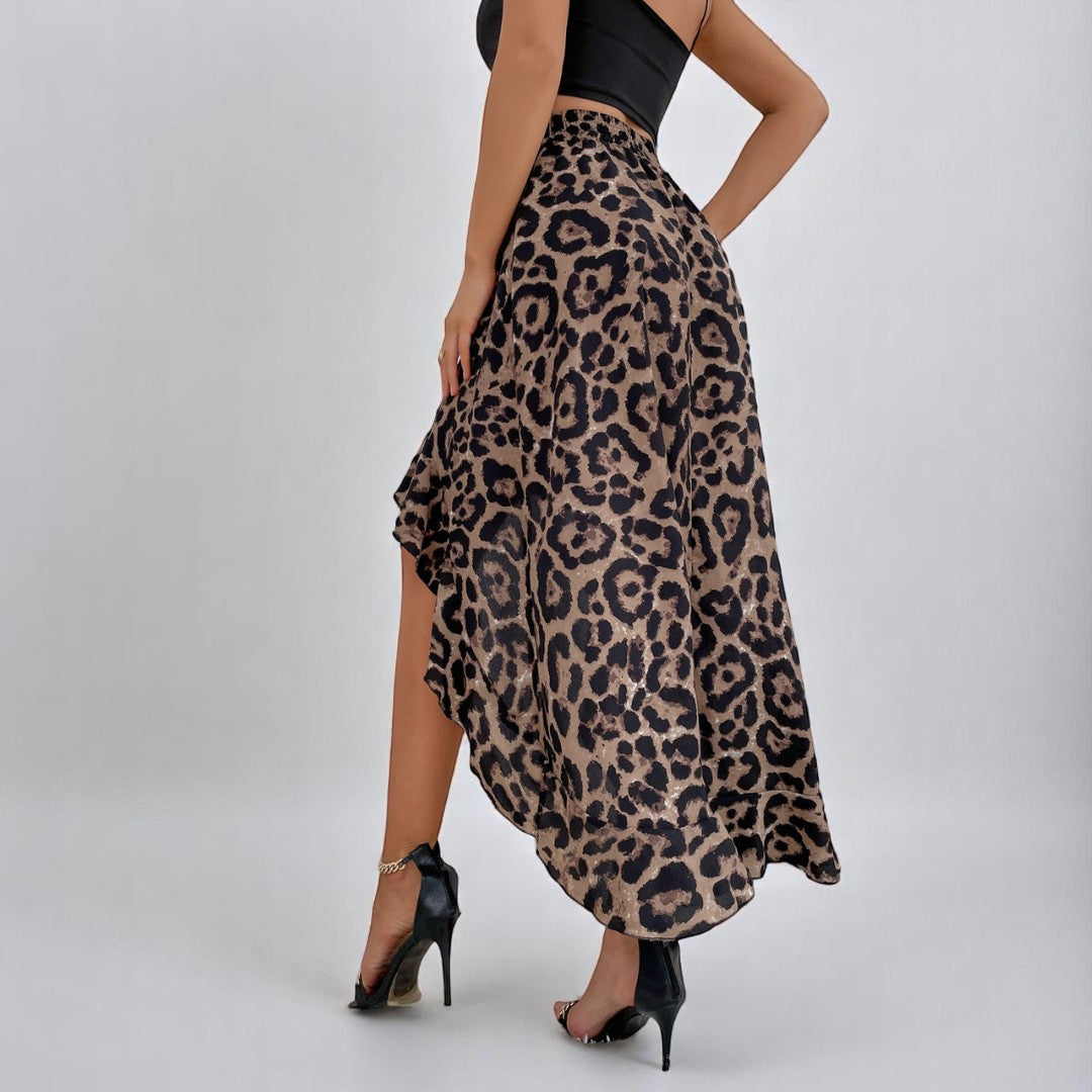 Monelle™ | Flowy Leopard Skirt