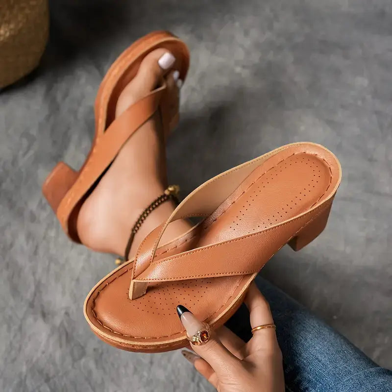 Monelle™ | Orthopedic Slipper with Heel