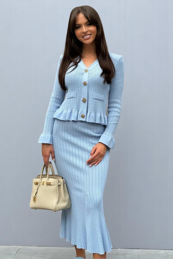 Monelle™ | V-Neck Knitted Set