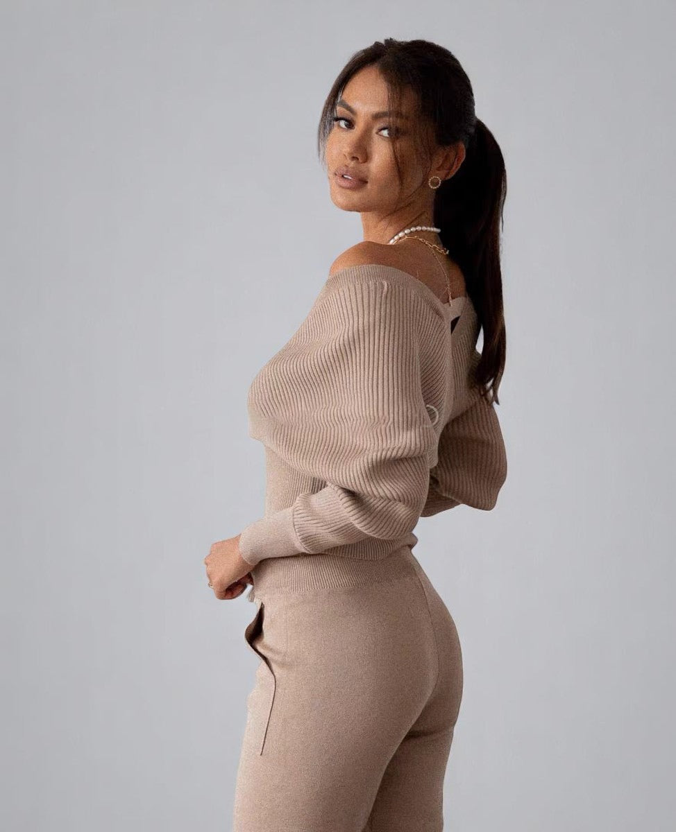 Monelle™ | Sweater + Pants Suit