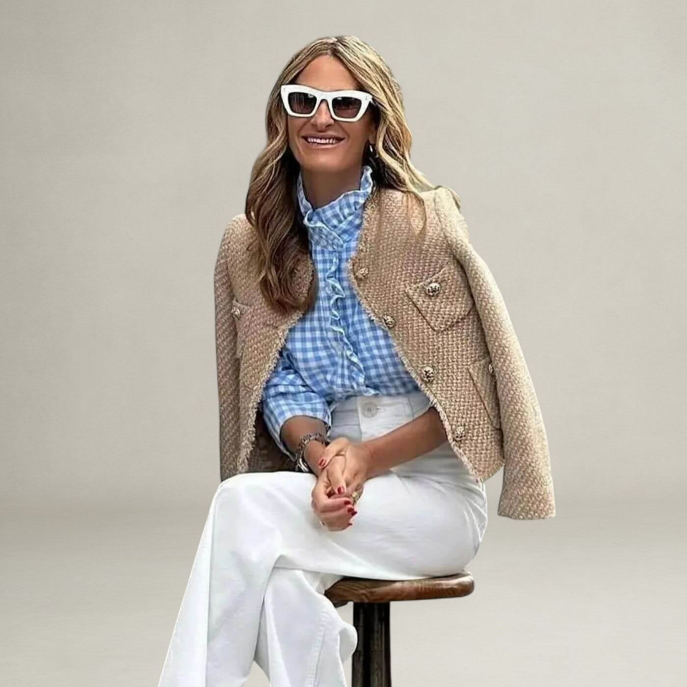 Monelle™ | Stylish Tweed Jacket