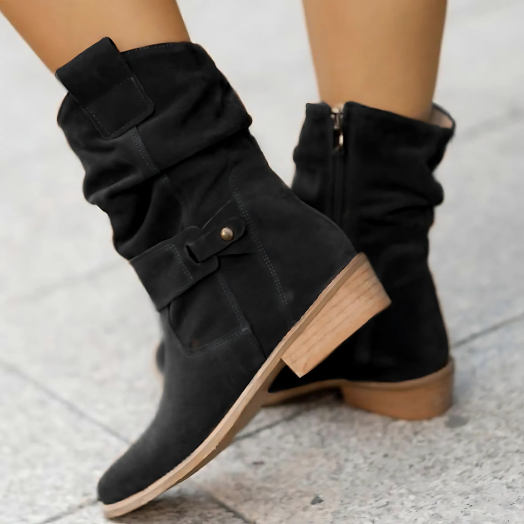 Margot™ | Suede Short Boots