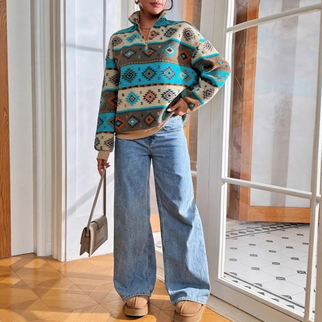 Mira™ | Boho Pattern Sweater