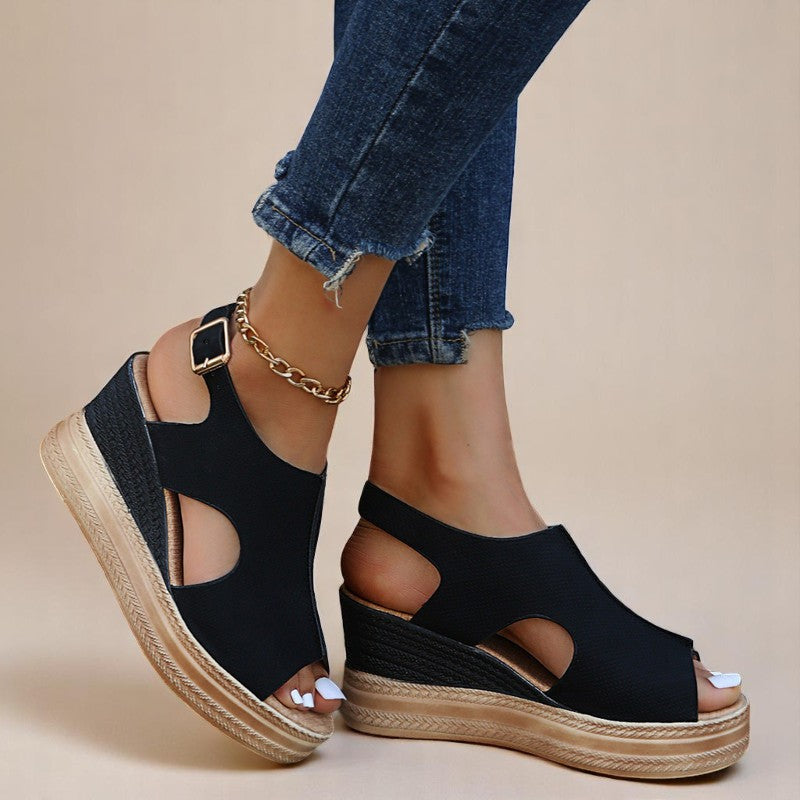Monelle™ | Boho Wedge Sandals