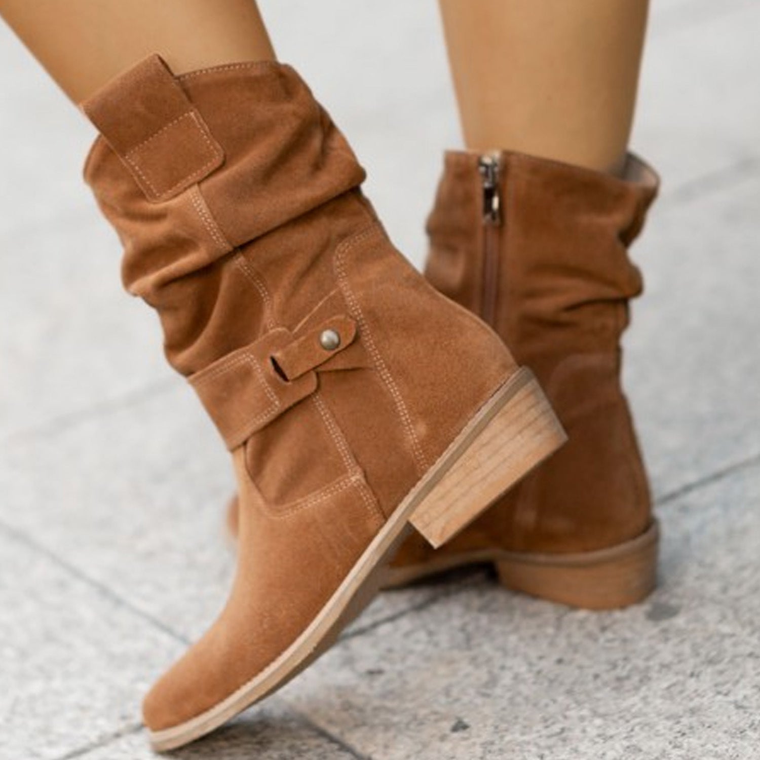 Margot™ | Suede Short Boots