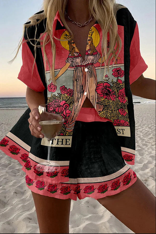 Alina™ | Linen Summer Short Set