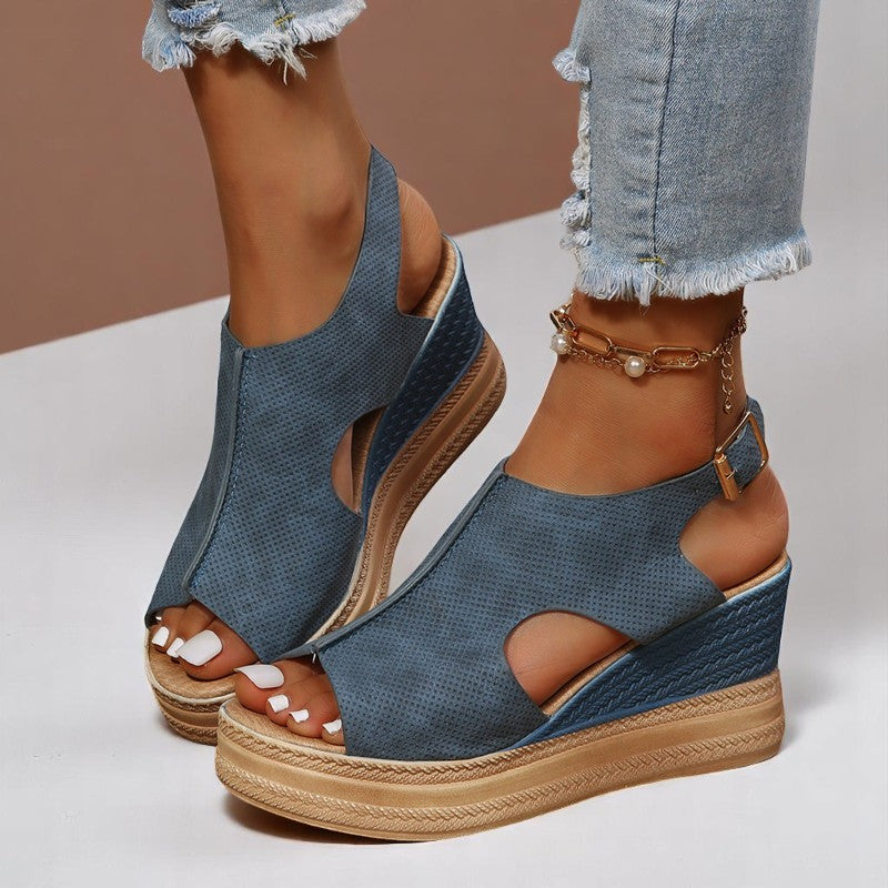 Monelle™ | Boho Wedge Sandals