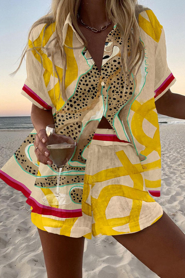 Alina™ | Linen Summer Short Set