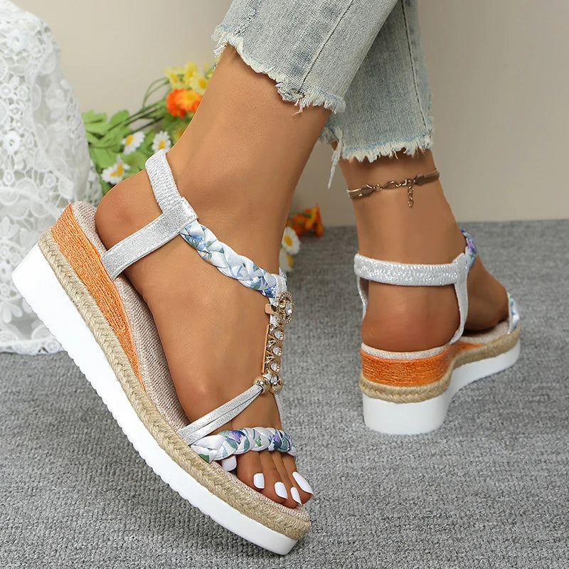 Isla | Braided Platform Sandals