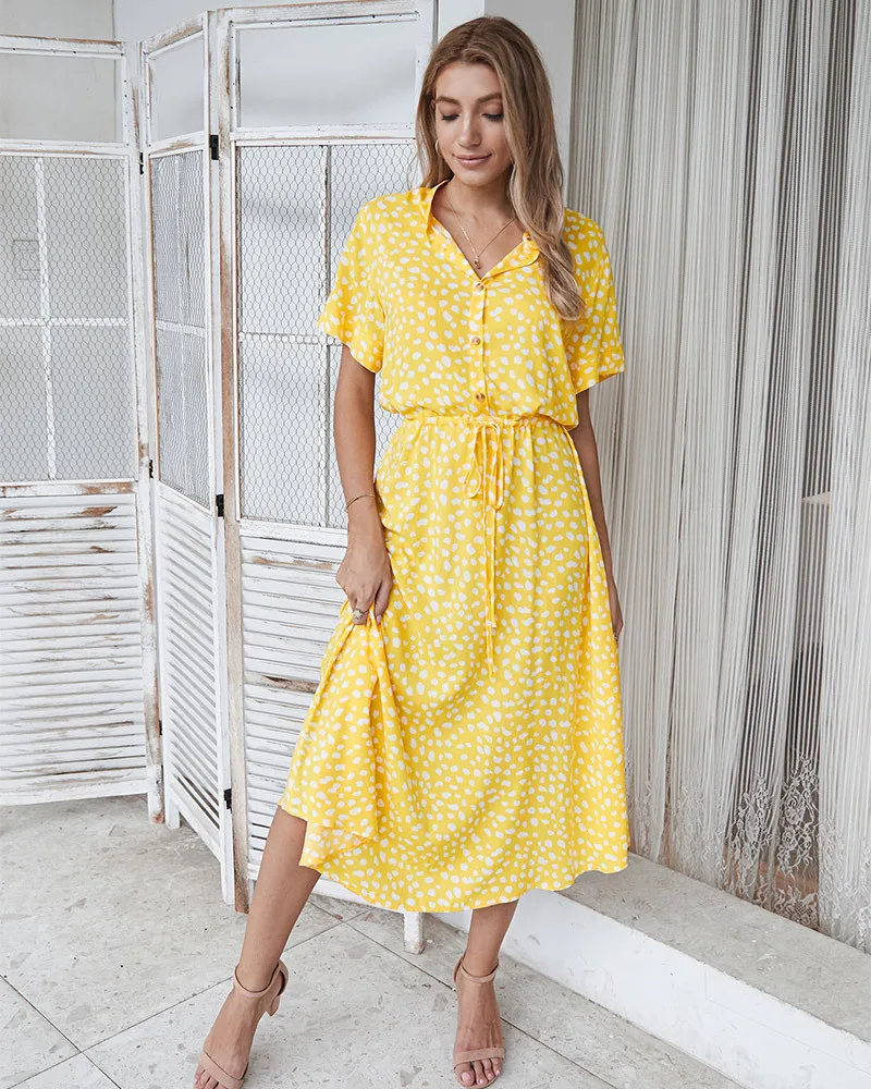 Monelle | Shirt-Style Summer Dress
