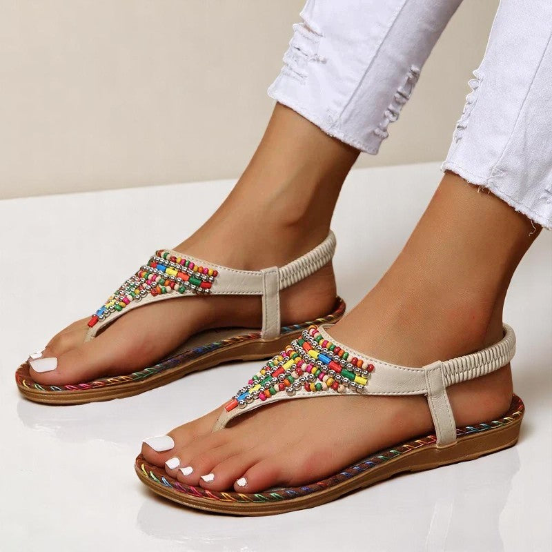 Monelle™ | Artisan Beaded Sandals
