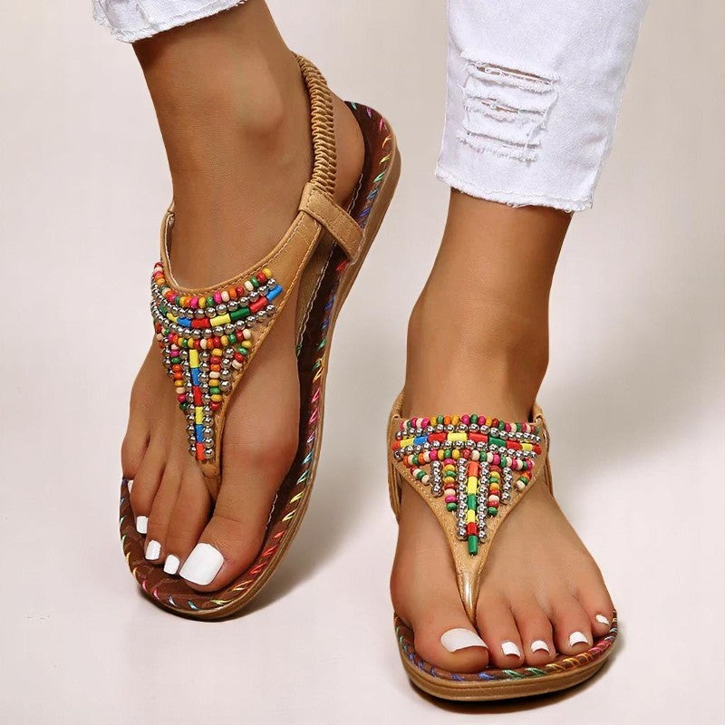 Monelle™ | Artisan Beaded Sandals