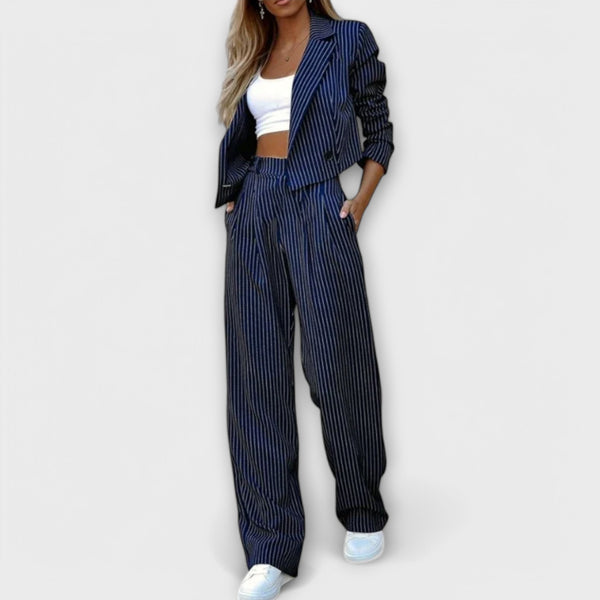 Monelle™ | Elegant Striped Set