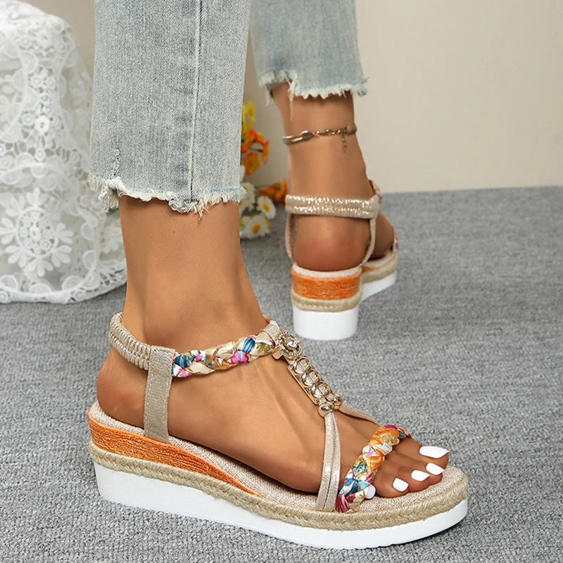 Isla | Braided Platform Sandals