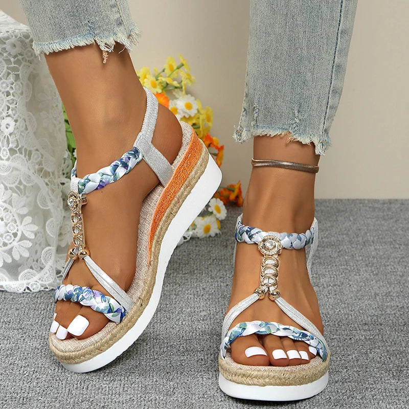 Isla | Braided Platform Sandals