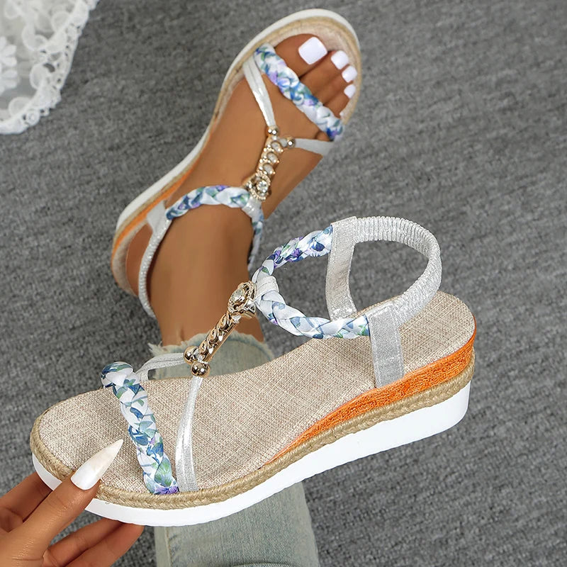 Isla | Braided Platform Sandals