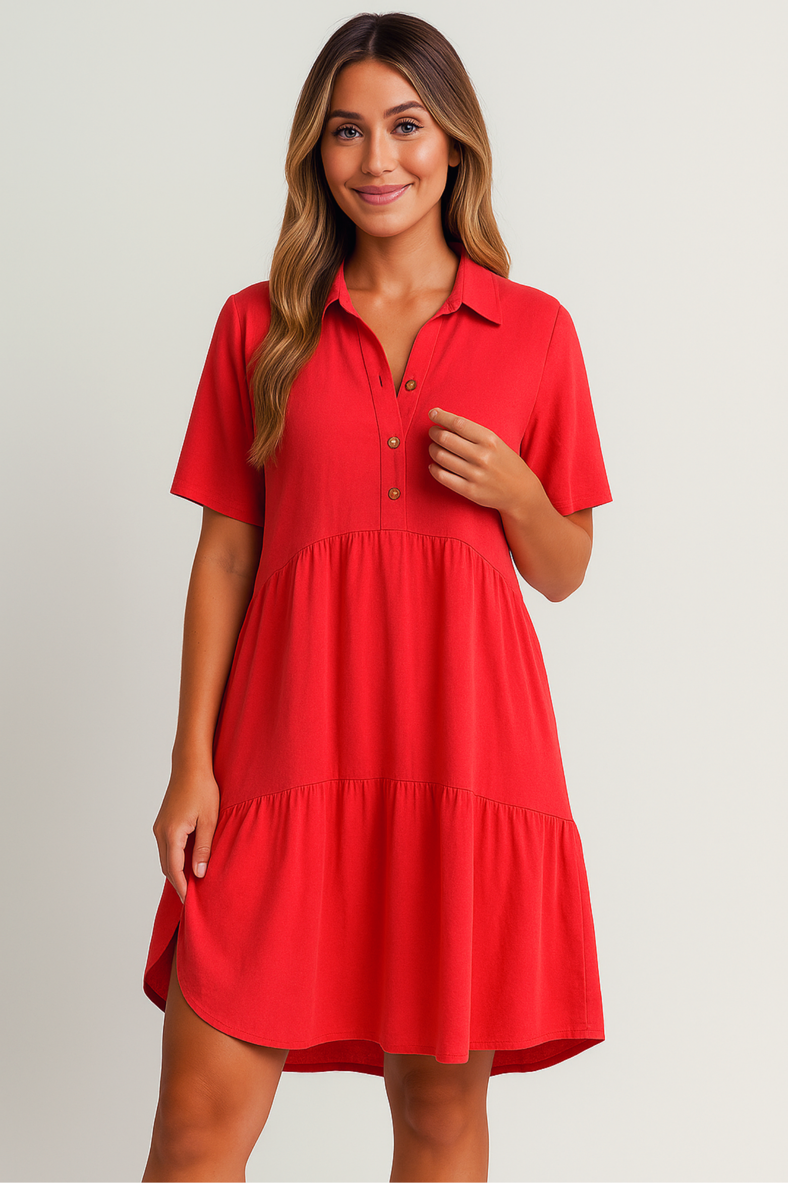 Monelle | Casual Linen Summer Dress