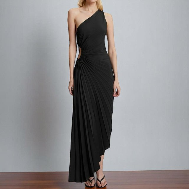 Monelle™ | Pleated Elegance Dress