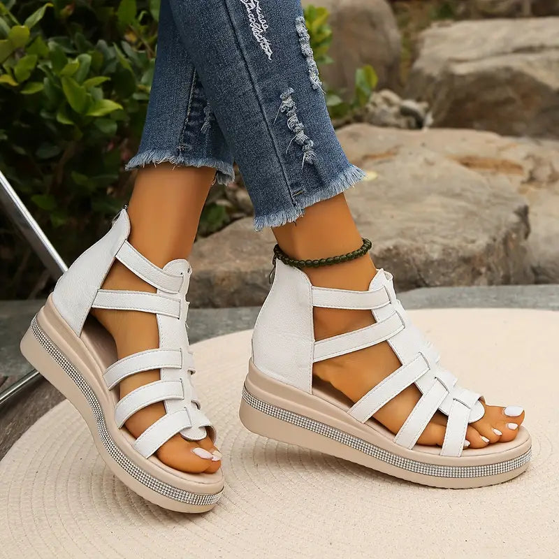 Chloe | Wedge Sandals