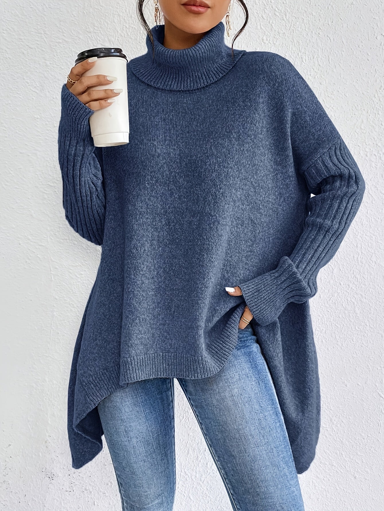 Margaret | Oversized Turtleneck Sweater
