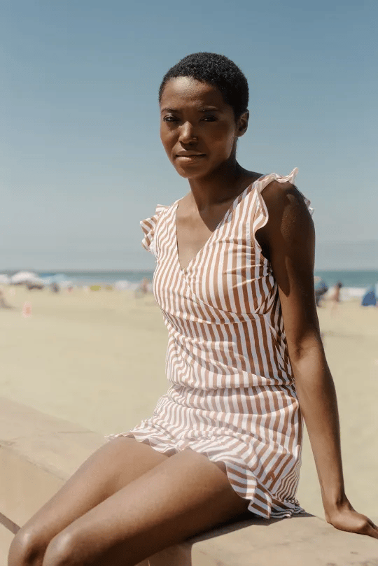 Amy™ | Flattering Ruffle Swimsuit with Bust Support